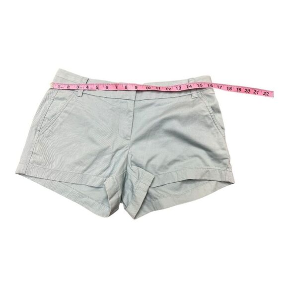J. Crew Black Label Chino Shorts Sea foam Green Sz 6 Classic Preppy Polished - Picture 2 of 7